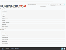 Tablet Screenshot of funkshop.com